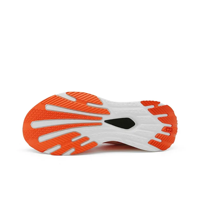 Kung Fu Run Cushioning Anti Slip And Wear Resistant Breathable Support Low Top Running Shoes Unisex Sun Orange Red-6