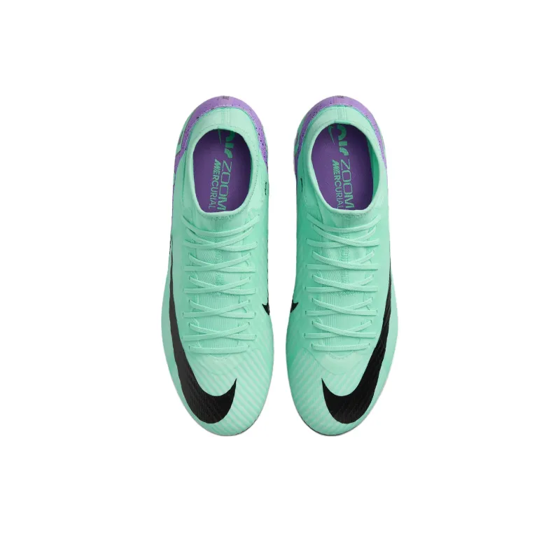 Nike Mercurial Superfly 9 Soccer Shoes Unisex Mid Top Ultra Turquoise Stone Color-3