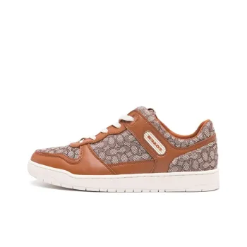 COACH Monogram pattern Lace up Sneakers