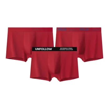 Crabsecret Underpants Unisex 3 Pack Red