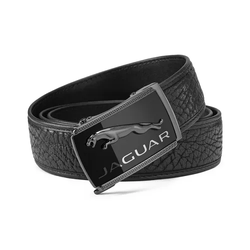 JAGUAR Business Bison Leather Belts Men's Width 3.5CM