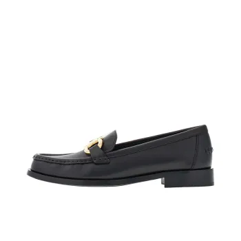FERRAGAMO Logo-plaque Leather Loafers