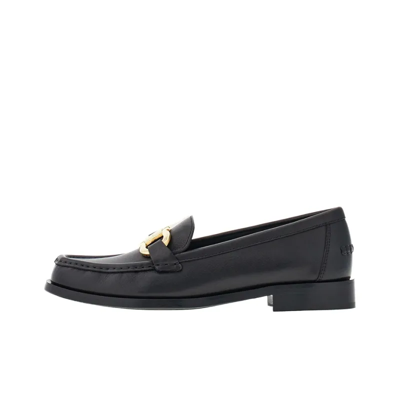 FERRAGAMO Logo-plaque Leather Loafers-0