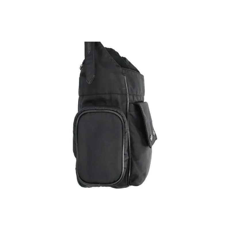 Chrome Hearts Nylon Shoulder Bag Crossbody Bag Unisex Black-2