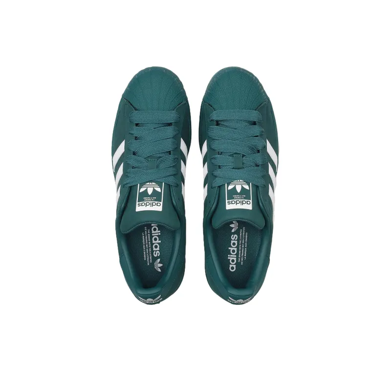 Adidas Originals SUPERSTAR Slip Resistant Low Top Skateboard Shoes Unisex Green White-3