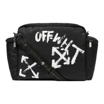 OFF-WHITE Polyamide Maternity And Baby Bag Crossbody Bag Shoulder Bag Women's Black & White