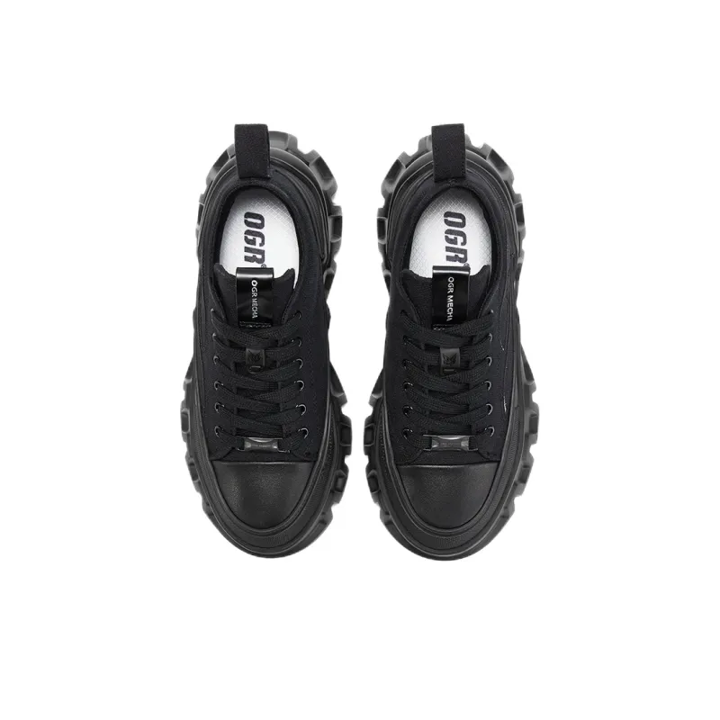 OGR Lull Collection 2.0 Low-Top Canvas Shoes Unisex Black-3