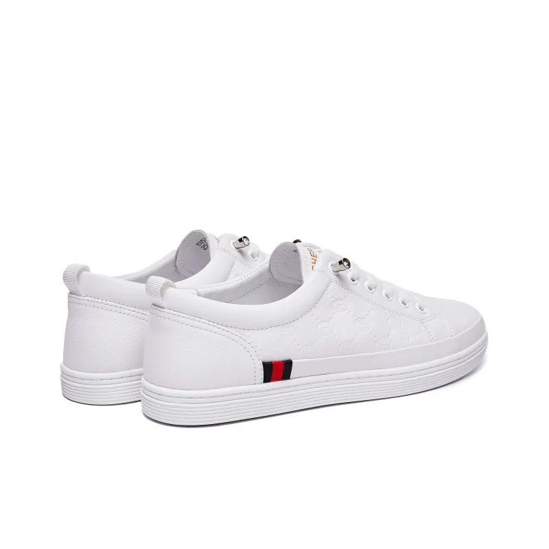SHERIDan Low Top Skateboard Shoes Men's White-4