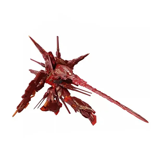 BANDAI MG Gundam Characters God Intent Gundam CROSS CONTRAST COLORS/Transparent Red Model Kits-2