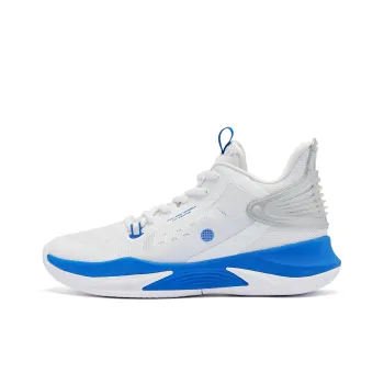 QIAODAN Poisonous Fangs TEAM Anti Slip Wear Resistant Low Top Basketball Shoes Men's Blue