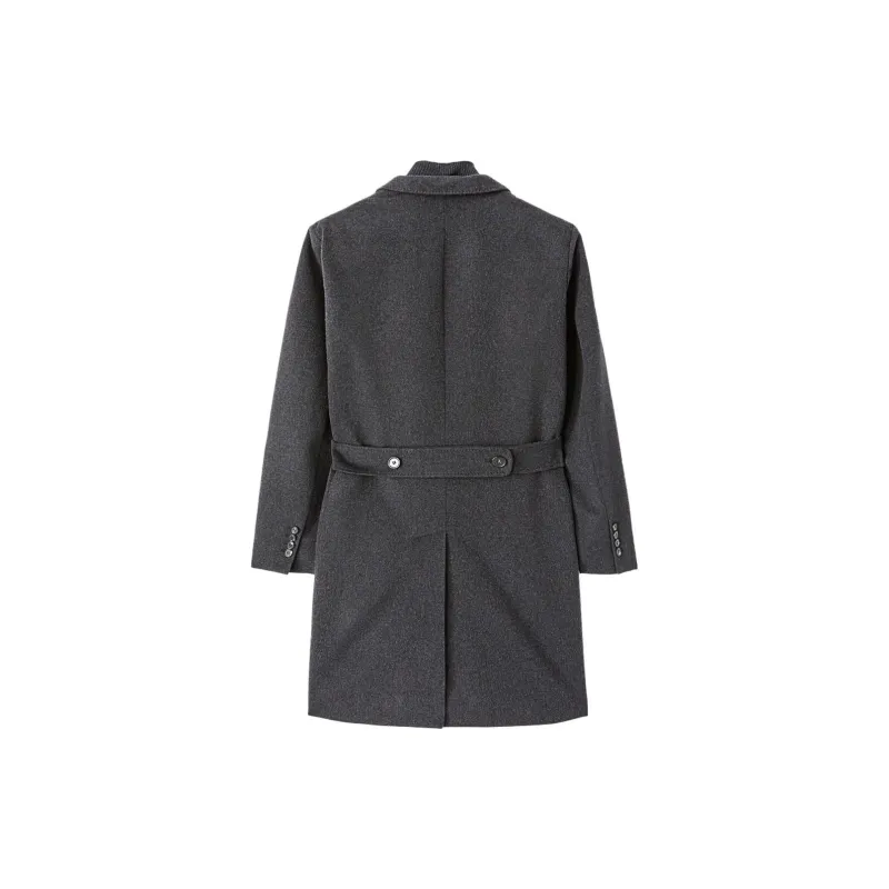 Loro Piana Coat Men's Black Gray-1