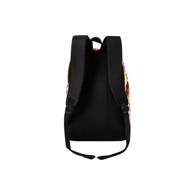 Erke Textile Fabric Backpack Regular Unisex Summer Lemon & Red Orange & Mystic Realm Purple-2