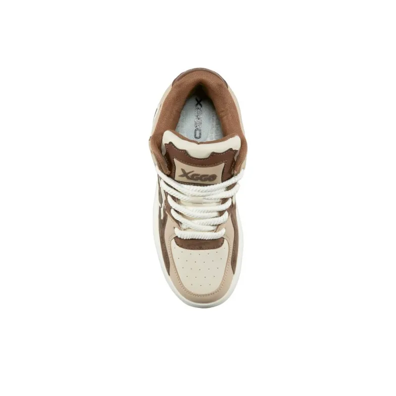 XIANGGUAN XGGO Lightning No.1 Wear Resistant Slip Resistant Low Top Skateboard Shoes Unisex Coffee-4