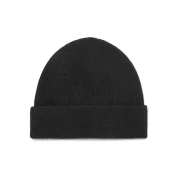 COS Cotton Beanies Unisex Black