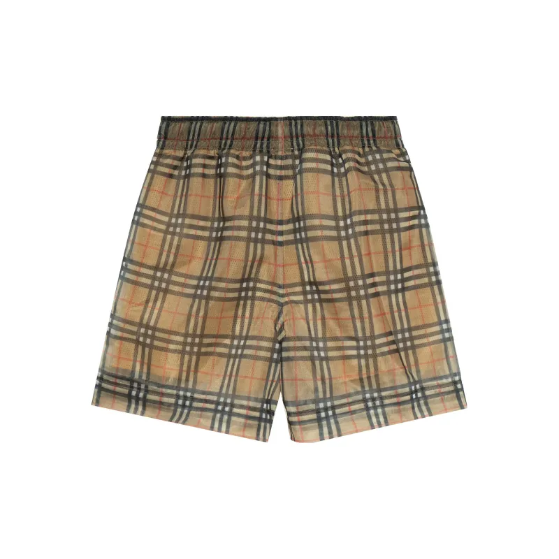 Burberry Tawney Vintage Check Mesh Shorts 'Archive Beige'-1