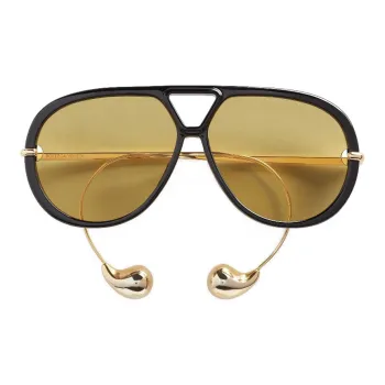 Bottega Veneta Aviator Frame Sunglasses
