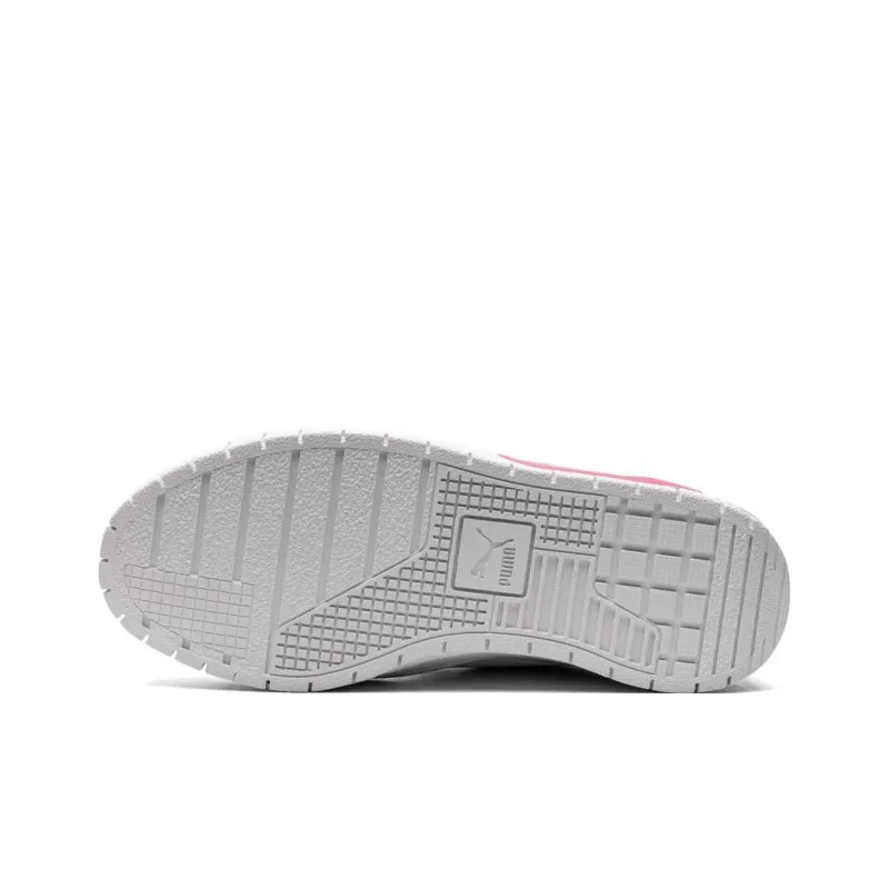 PUMA Cali Cali Dream Pink Wear-resistant And Lightweight Low-Top Skateboard Shoes Women's White-3