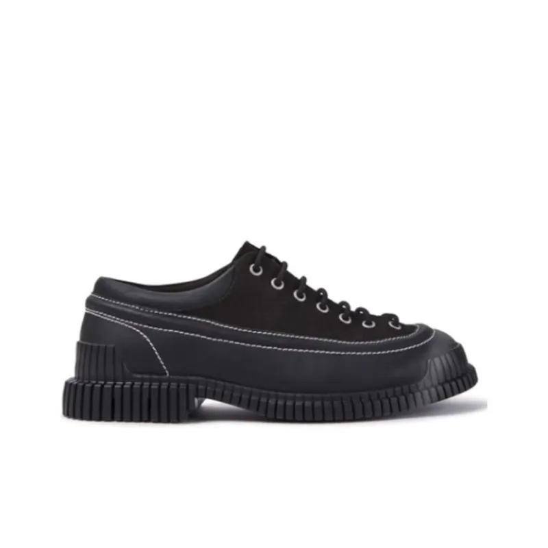 CAMPER Pi Wear-Resistant Low-Top Casual Shoes Men's Black-1