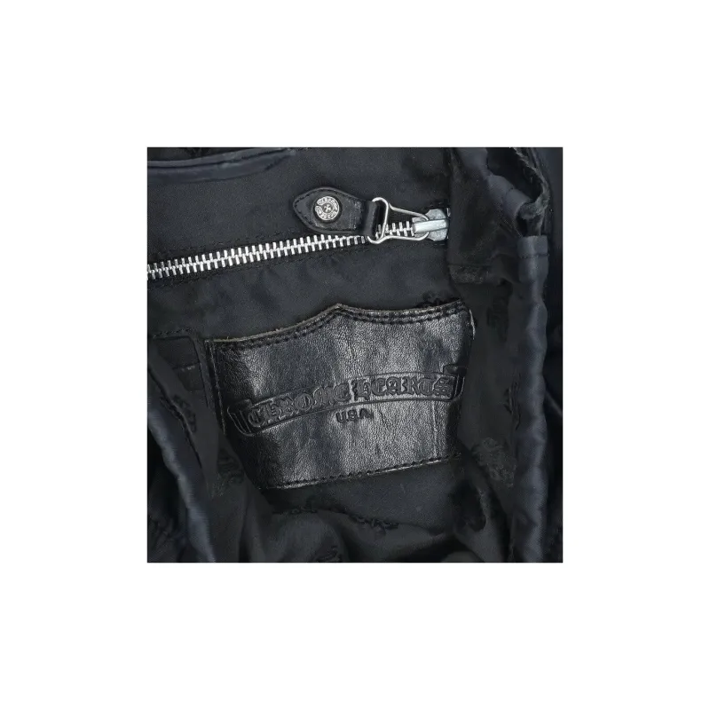 Chrome Hearts Nylon Shoulder Bag Crossbody Bag Unisex Black-4