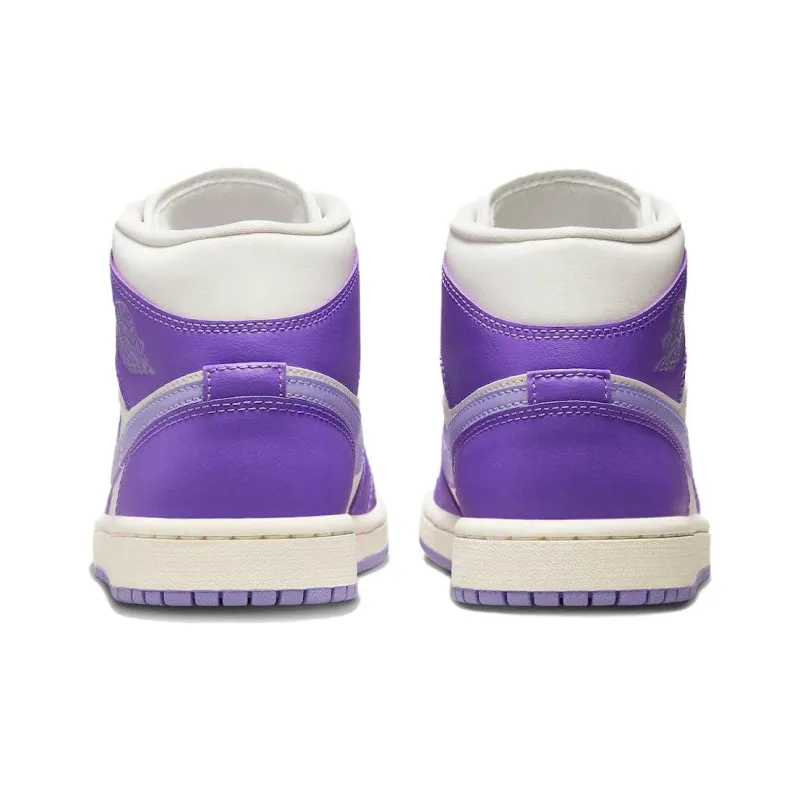 Jordan 1 Mid Action Grape Women's-4
