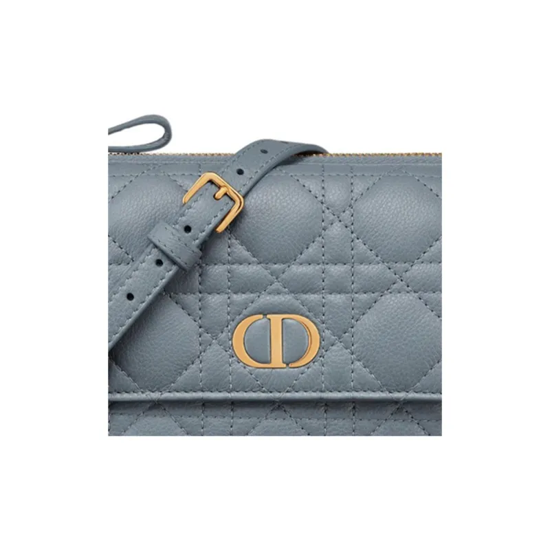 DIOR Caro Soft Cow Leather Clutch Women's-6