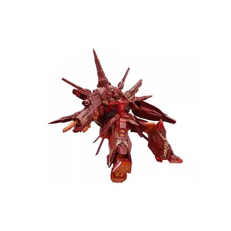 BANDAI MG Gundam Characters God Intent Gundam CROSS CONTRAST COLORS/Transparent Red Model Kits-3