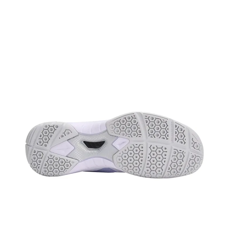 KUMPOO Nebula KH D16 Slip Resistant And Breathable Low Top Badminton Shoes Unisex White Purple-5