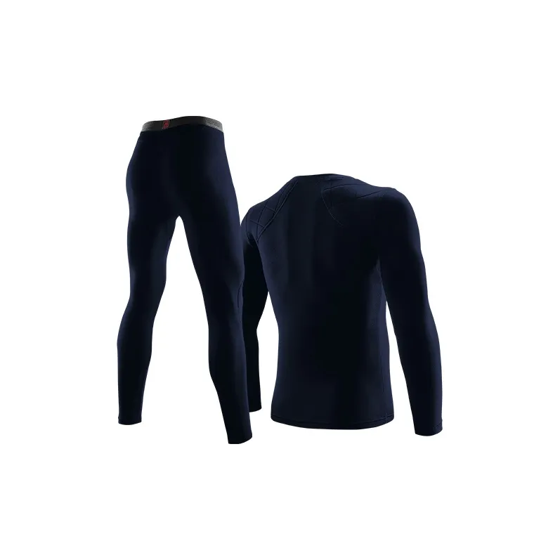 SUPIELD Aerogel Series 5th Grade Double Sided Velvet Far Infrared Warming Cold Resistant Thickened Thermal Set Men's-5