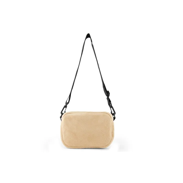 New Balance Fabric Shoulder Bag Crossbody Bag Regular Unisex Khaki-2