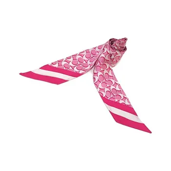 COACH Silk Silk Scarves Women's