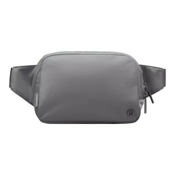 Lululemon Recycled Polyester Spandex Sling Bags One Shoulder Crossbody Fanny Pack Large Size Women's Asphalt Gray