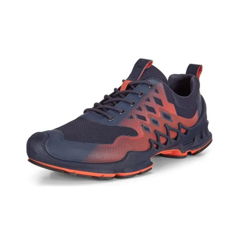 Ecco BIOM AEX M Wear resistant And Lightweight Low Top Outdoor Shoes Men's Blue-2