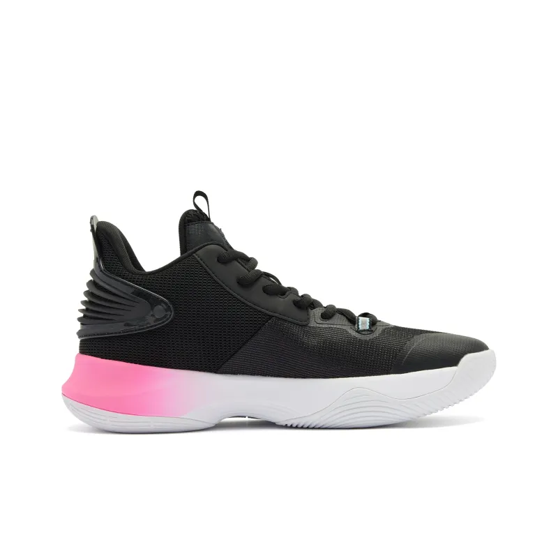 QIAODAN Poisonous Fangs TEAM Anti Slip Wear Resistant Low Top Basketball Shoes Men's Black-1