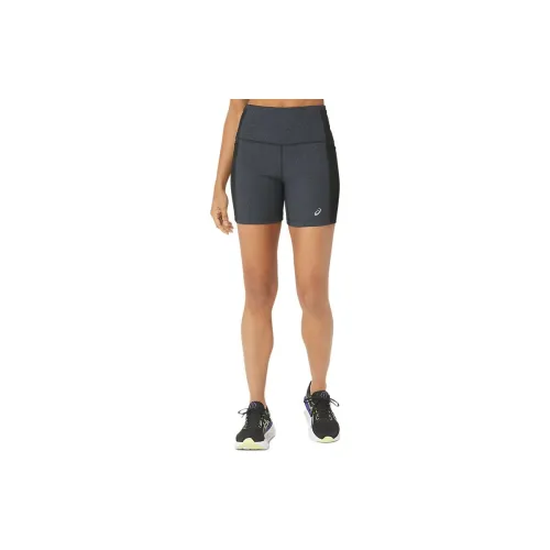 Asics DISTANCE SUPPLY Casual Shorts Women's Black Stone South Color