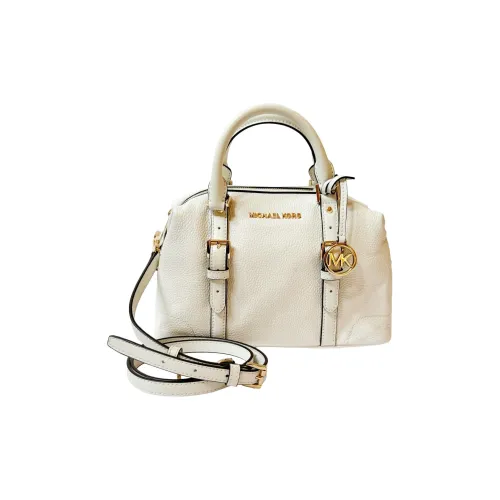 MICHAEL KORS Ginger Leather Handbag Crossbody Bag Small Size Women's Light-Sensitive White
