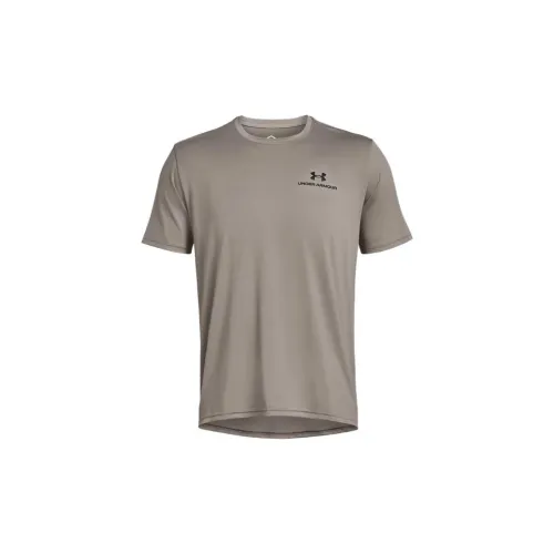 Under Armour Rush T-Shirts Men Gray