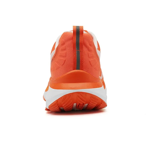 Kung Fu Run Cushioning Anti Slip And Wear Resistant Breathable Support Low Top Running Shoes Unisex Sun Orange Red-5