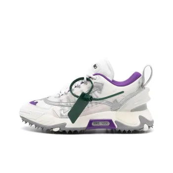 OFF WHITE ODSY Abrasion Resistant Low Top Casual Shoes Women's White Purple