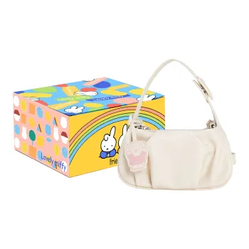 Miffy PU Handbag, Shoulder Bag, Crossbody Bag Regular Women's Ecru/Yellow