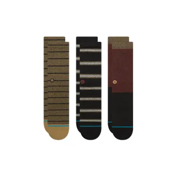 Stance Mid Calf Socks Unisex 3 Pack Mixed Color