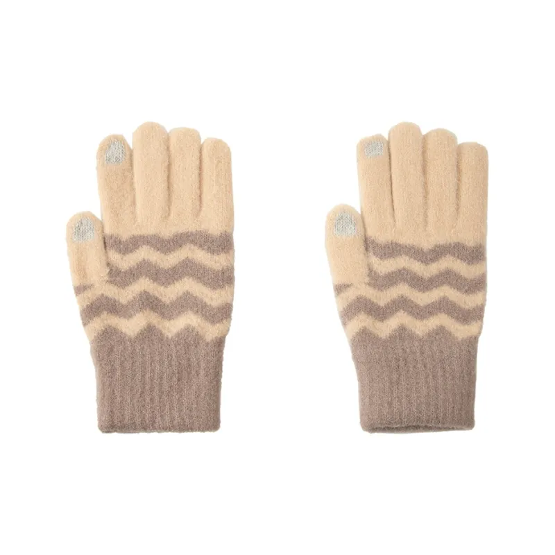 BAIJUAN Knit Gloves Unisex-4