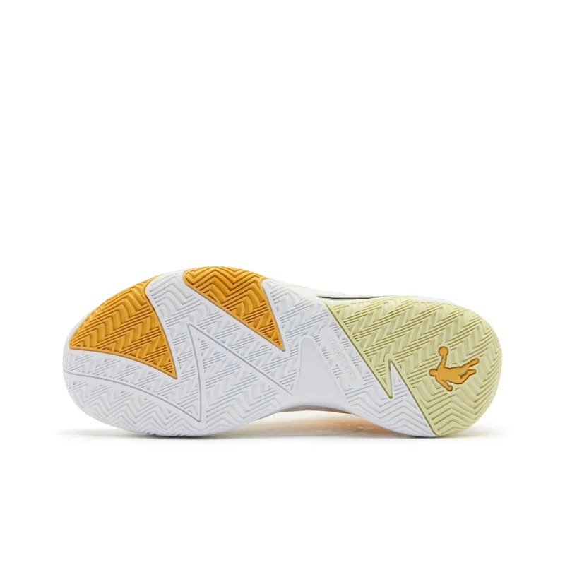 QIAODAN Broken Shadow 5 Basketball Shoes Men Low Top Gold-4