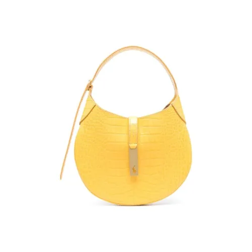 Polo Ralph Lauren Polo ID Sheepskin Handbag Shoulder Bag Women's Mustard Yellow