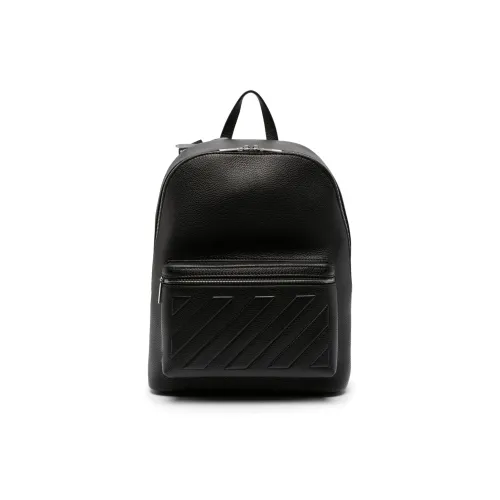 OFF-WHITE Diag-embossed Leather Backpack