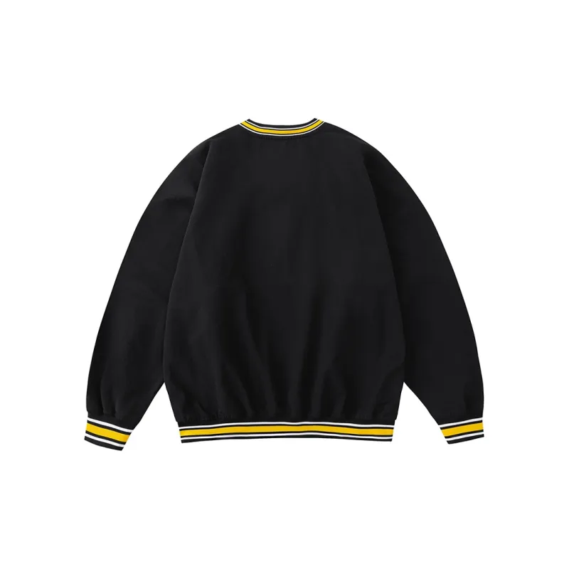 MEDRIA Sweatshirt Unisex Black Yellow-1