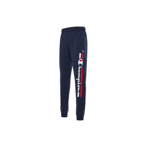 Champion Knitted Sweatpants Unisex Navy Blue