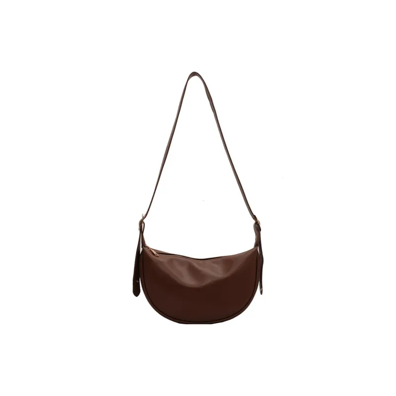 NOMK PU Pillow Bag, Crossbody Bag, Shoulder Bag Regular Women's Brown/White/Black-9