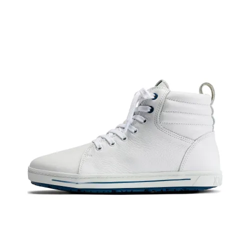 Birkenstock High Top Skateboard Shoes Unisex White