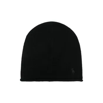 Polo Ralph Lauren Polo Pony Logo-Embroidered Knitted Beanie