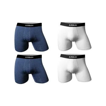 Airbum Underwear Boxer Shorts Men's 4 Pack